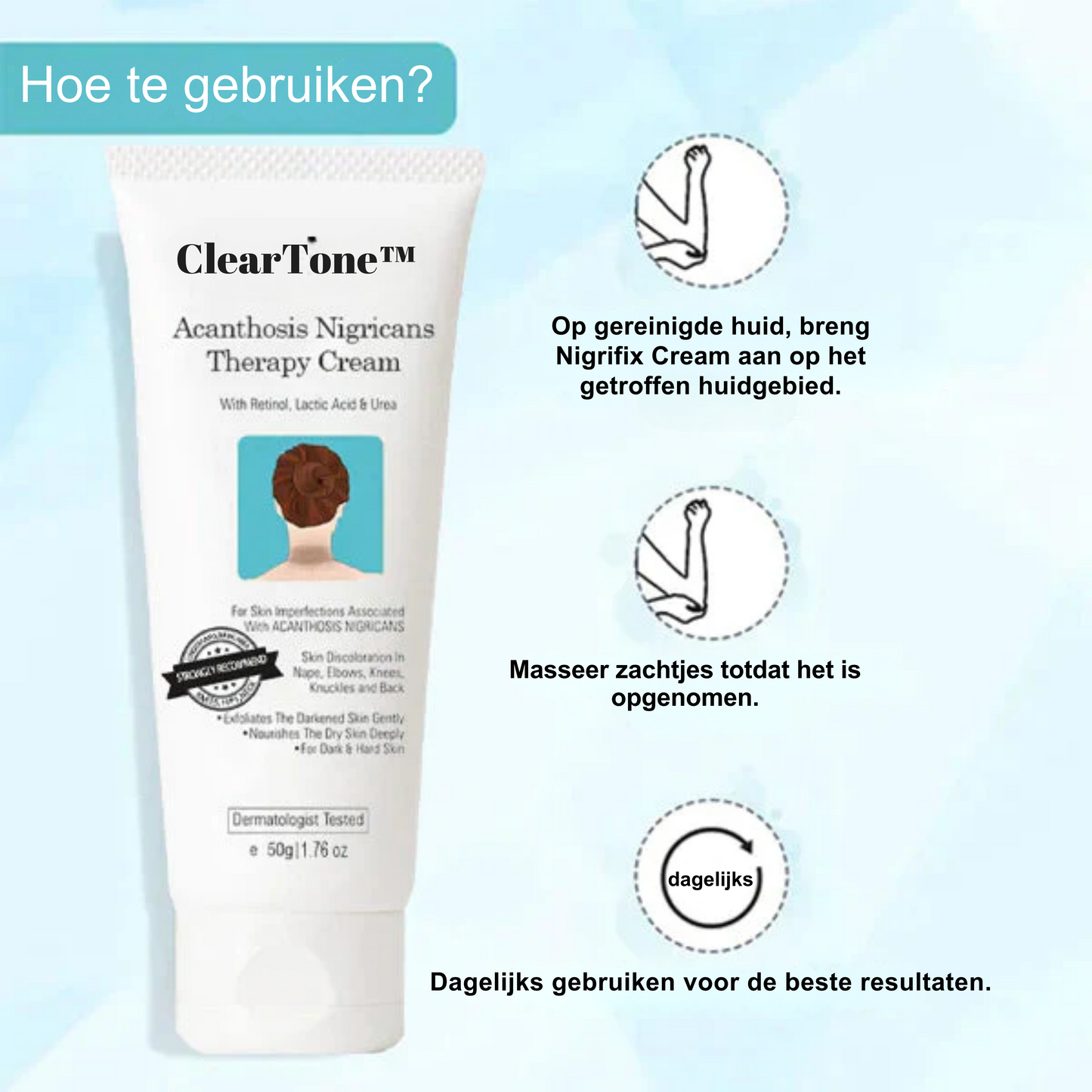 ClearTone™ - Directe hulp bij eczeem & donkere plekken!