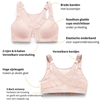 Camilla™ | Beugelvrije Push-up BH